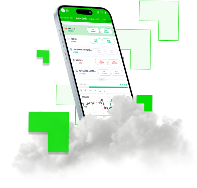 Aplikacja mobilna Tradit na telefonie